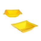 Kit Saladeira Moove 800ml + 2L Amarelo em Polipropileno Linha Tropical VEM