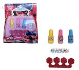 Kit Salão de Unhas Infantil Antialérgica Marinette Miraculous - Polibrinq