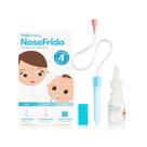 Kit Salino Frida Baby para Resfriado e Gripe com Aspirador Nasal NoseFrida