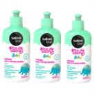 Kit Salon Line Baby todecachinho: 3 Creme Multifuncional 300ml Kit Salon Line Baby todecachinho: 3 Creme Multifuncional 300ml