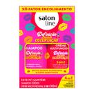 Kit Salon Line Definição Cachos Ostentação Shampoo 300ml e Creme Multifuncional 3 em 1 300ml Kit Salon Line Definição Cachos Ostentação Shampoo 300ml e Creme Multifuncional 3 em 1 300ml