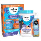 Kit Salon Line Definição Natural: Shampoo, Creme Multifuncional 300ml, Creme Para Pentear 1kg e Óleo Sérum Capilar 200ml Kit Salon Line Definição Natural: Shampoo, Creme Multifuncional 300ml, Creme Para Pentear 1kg e Óleo Sérum Capilar 200ml