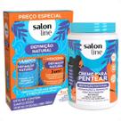 Kit Salon Line Definição Natural: Shampoo, Creme Multifuncional 300ml e Creme Para Pentear 1kg Kit Salon Line Definição Natural: Shampoo, Creme Multifuncional 300ml e Creme Para Pentear 1kg