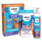 Kit Salon Line Definição Natural: Shampoo, Creme Multifunional 300ml, Creme Para Pentear 1kg e Mousse Definidor 240ml