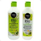 Kit Salon Line Meu Liso Escudo Antiporosidade: Shampoo 300ml e Condicionador 200ml Equilíbrio do PH