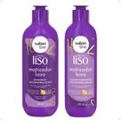 Kit Salon Line Meu Liso Matizador Loiro: Shampoo 300ml e Condicionador 200ml Desamarelador