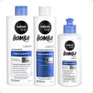 Kit Salon Line SOS Bomba Crescimento Capilar: Sh+Cond+Cr Pentear