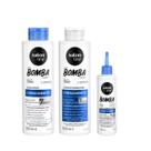 Kit Salon Line SOS Bomba Original Sh+Cond 300ml + Tônico Fortalecedor 100ml