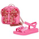 Kit sandália barbie fly + mochila grendene kids 23268