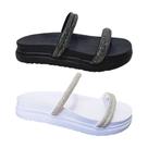Kit Sandália Strass Flat Papete Anatômica 2 Tiras Moda Pé 1 Kit Sandália Strass Flat Papete Anatômica 2 Tiras Moda Pé 1