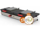Kit - Sanduicheira 2 Prensas Gigante Gás Pr-952g + Kit Gás - Progás