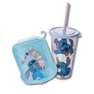 Kit Sanduicheira e Copo Refri Decorado Sortido Stitch 500ml Plasutil Kit Sanduicheira e Copo Refri Decorado Sortido Stitch 500ml Plasutil