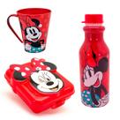 Kit Sanduicheira infantil 3d, Garrafa 500ml, Caneca 360ml Plasútil