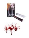 Kit Sangue Fake Falso Blood Artificial Maquiagem Halloween Kit Sangue Fake Falso Blood Artificial Maquiagem Halloween