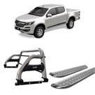 Kit Santo Antonio H2 Estribo Chapa S10 12/2020 C/D Cromado
