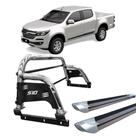 Kit Santo Antonio H3 Estribo Oval S10 12/2020 C/D Cromado