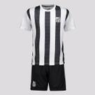 Kit Santos Mini Craque Infantil Branco e Preto
