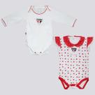 Kit São Paulo Bodys Heart e Shield Manga Longa Kit São Paulo Bodys Heart e Shield Manga Longa