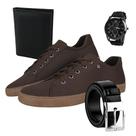 Kit Sapatênis Presente Masculino Luxo Tênis Casual + Acessórios Brinde