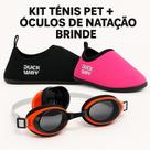 Kit Sapatilha Aquática Duck Way + Óculos de Natação Brinde