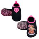 Kit Sapatilha Infantil Antiderrapante 2 Pares S-121 S-101