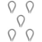 Kit Sapatilha Para Cabo De Aço 1/2'' - 8,0006 (Com 5 Unidades) - Nord Kit Sapatilha Para Cabo De Aço 1/2'' - 8,0006 (Com 5 Unidades) - Nord