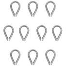 Kit Sapatilha Para Cabo De Aço 3/16'' - 8,0002 (Com 10 Unidades) - Nord