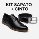 Kit Sapato Casual Com Cinto Masculino Oxford Bertelli Conforto