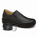 Kit Sapato Social + Cinto Couro Elástico Conforto Estilo Kit Sapato Social + Cinto Couro Elástico Conforto Estilo