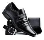 Kit Sapato Social Masculino + Carteira + Meia + Cinto Kit Sapato Social Masculino + Carteira + Meia + Cinto