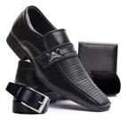 Kit Sapato Social Masculino Confort Moderno