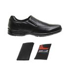 Kit Sapato Social Masculino Couro Legitimo Ortopédico Anatômico Dia a Dia 33 Ao 46 + Porta Cartão Kit Sapato Social Masculino Couro Legitimo Ortopédico Anatômico Dia a Dia 33 Ao 46 + Porta Cartão