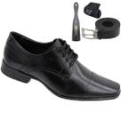 Kit Sapato Social Rafarillo Executivo Com Cadarço 4 em 1 Kit Sapato Social Rafarillo Executivo Com Cadarço 4 em 1