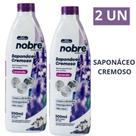 Kit Saponáceo Cremoso Lavanda 300ml ou Lustra Móveis Lavanda 200ml Nobre