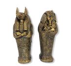 Kit sarcofagos egipcios tutankamon e anubis