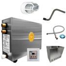 Kit Sauna Impercap 9kw 220 Bif + Tubo + Luminária + Cesto