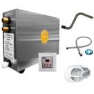 Kit Sauna Impercap 9kw 220 Trif + Kit Instalação + Luminária - Até 12,5m³