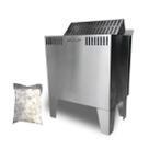 Kit Sauna Seca Elétrica 12Kw + Seixo Impercap - até 30m³