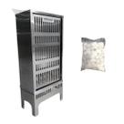 Kit Sauna Seca Elétrica 6Kw + Seixo Impercap - até 10,5m³