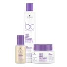 Kit Schwarzkopf BC Bonacure Frizz Away - Shampoo 250ml + Máscara 200ml + Smoothing Oil 50ml