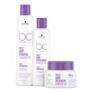 Kit Schwarzkopf BC Clean Performance Frizz Away - Shampoo 250ml + Condicionador 200ml + Máscara 200ml