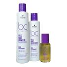 Kit Schwarzkopf BC Clean Performance Frizz Away - Shampoo 250ml + Condicionador 200ml + Óleo 50ml