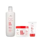 Kit Schwarzkopf Bc Repair Rescue - Shampoo 1L + Máscara 500g + Sealed Ends 100ml