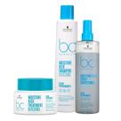 Kit Schwarzkopf Professional BC Bonacure Moisture Kick Glycerol - Shampoo 250ml + Spray Conditioner 200ml + Máscara 200ml