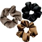 Kit Scrunchie Xuxinha de Cetim Multicor Paleta Escura (3 Peças) Kit Scrunchie Xuxinha de Cetim Multicor Paleta Escura (3 Peças)