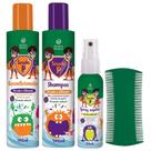 KIT SCUDO P (Shampoo+Recondicionador+Spray+Pente Fino) KIT SCUDO P (Shampoo+Recondicionador+Spray+Pente Fino)