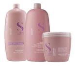 Kit Sdl Moisture Shampoo 1l + Mascara 500 + Leave In 1l