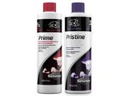 Kit Seachem Prime E Pristine Água Aquários Combo 325ml