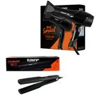 Kit Secador New Smart 127V + Prancha Cerâmica Bivolt Taiff