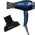 Kit - secador profissonal parlux alyon night blue 2100w 127v + difusor de ar lion df2 preto